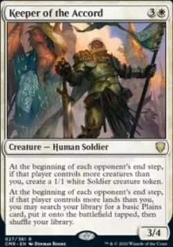 Keeper of the Accord Commander Legends (CMR) 27 MTG Foil - Image 1