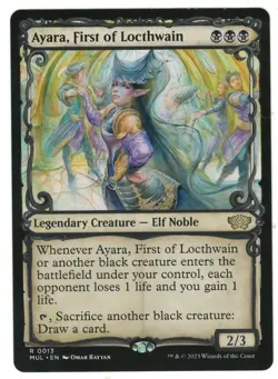 MTG Ayara First of Locthwain MoM Multiverse Legends Magic The Gathering - Image 1