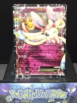 Pokemon Card Sylveon EX RC21/RC32 XY Generations Radiant Collection Played - Image 1