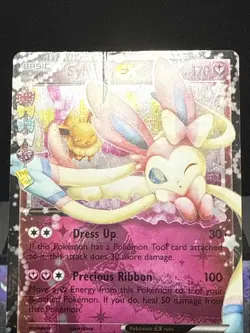 Pokemon Card Sylveon EX RC21/RC32 XY Generations Radiant Collection Played - Image 2