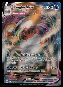 Kingler VMAX 029/172 Ultra Rare Holo NM Pokemon SWSH09: Brilliant Stars - Image 1