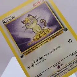 Pokemon TCG - Meowth 56/64 Jungle Common 1st Edition WOTC 1999 - MP - Image 1