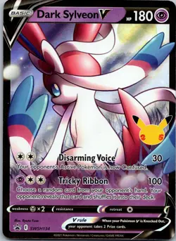 Pokemon Dark Sylveon V SWSH134 Promo NM - Image 1