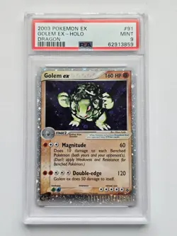 Pokemon Golem Ex 91/97 - PSA 9 - Image 1