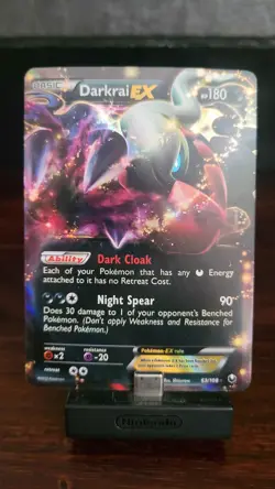 Pokemon TCG Darkrai EX 63/108 - Dark Explorers - NM/LP - Image 1