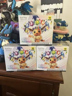 Pokemon Scarlet & Violet Prismatic Evolutions ETB Lot of 3, New Sealed - Image 1