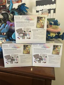 Pokemon Scarlet & Violet Prismatic Evolutions ETB Lot of 3, New Sealed - Image 2