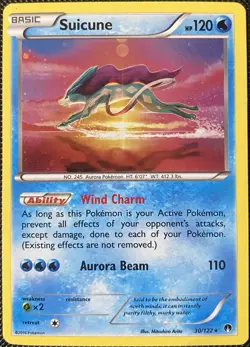 Suicune 30/122 Breakpoint Holo (See Photos) Pokemon Card - Image 1