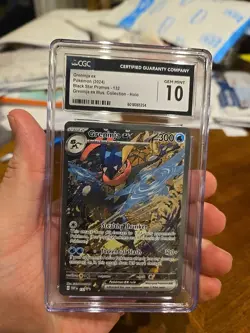 Pokemon Greninja ex 132 Sv: Scarlet & Violet Promo Cards Holo: (CGC 10)!! - Image 1