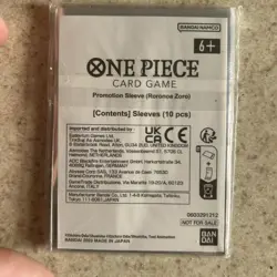 Roronoa Zoro - Official Promo Sleeves - One Piece Card Game - Sealed Premium - Image 2