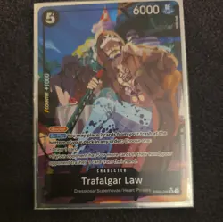 EB02-045 Trafalgar Law : Super Rare Alternative Art English One Piece TCG Card : - Image 1