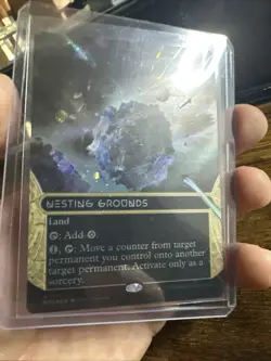 Nesting Grounds (0121) (Borderless) (Galaxy Foil) Edge of Eternities: Stellar... - Image 1