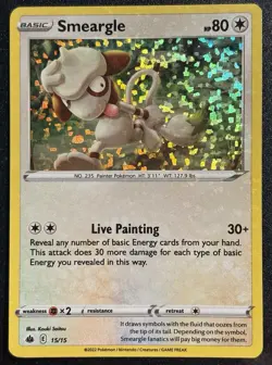 Smeargle 15/15 - Holo - McDonalds 2022 Collection - Pokemon TCG - LP Card - Image 1