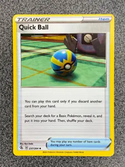 Quick Ball 237/264 NM EN Pokemon TCG Fusion Strike Non-Holo - Image 1