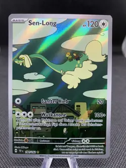 Sen-Long 184/162 Gewalten der Zeit Pokemon Karte Deutsch/German Holo Rare TEF DE - Image 1