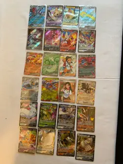 cartes Pokemon lot de24 cartes EX, V, AR en version Francaise - Image 1