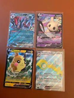 cartes Pokemon lot de24 cartes EX, V, AR en version Francaise - Image 2