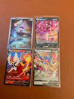 cartes Pokemon lot de24 cartes EX, V, AR en version Francaise - Image 3