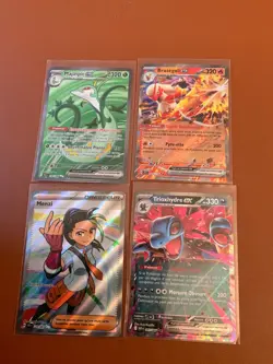 cartes Pokemon lot de24 cartes EX, V, AR en version Francaise - Image 4