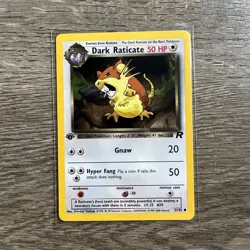 POKEMON CARD TCG - DARK RATICATE 51/82 - WOTC TEAM ROCKET 1ST EDITION 2000 - Image 1