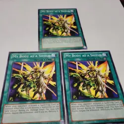 3x My Body As a Shield LCYW common yugioh - Image 1