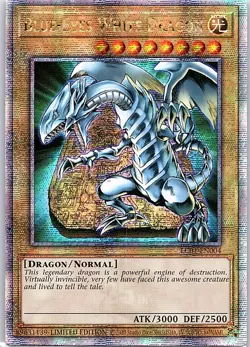 Blue-Eyes White Dragon Quarter Century Secret Rare LC01-EN004 - Yu Gi Oh - NM - Image 1