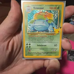 Pokemon TCG Venusaur Base Set Holo Rare Card 15/102 - Image 1