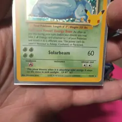 Pokemon TCG Venusaur Base Set Holo Rare Card 15/102 - Image 3