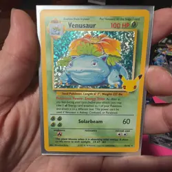 Pokemon TCG Venusaur Base Set Holo Rare Card 15/102 - Image 4