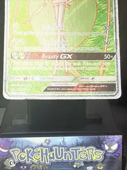 Pokemon Card Pheromosa GX 140/156 Ultra Prism Sun & Moon Full Art Rare Played - Image 3