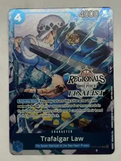 Trafalgar Law Offline Regional Finalist Card 2025 Vol 2 One Piece Promo Stamped - Image 1