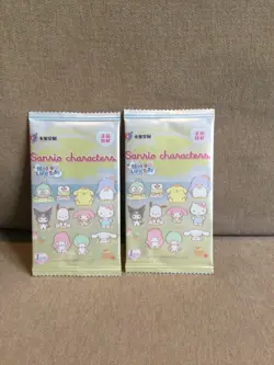 2x pack LIFE KABAO Sanrio trading cards, Official kuromi, hello kitty, my melody - Image 1