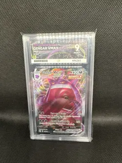 Pokemon TCG Fusion Strike Gengar VMAX Holo Ultra Rare Card 157/264 Ace 9 - Image 1