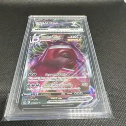 Pokemon TCG Fusion Strike Gengar VMAX Holo Ultra Rare Card 157/264 Ace 9 - Image 4