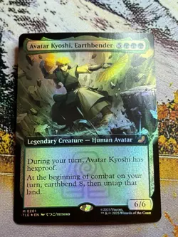 Avatar Kyoshi, Earthbender - Foil - Extended Art - TLE - MTG - EN - NM - 0201 - Image 2
