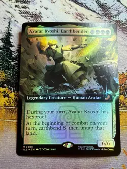 Avatar Kyoshi, Earthbender - Foil - Extended Art - TLE - MTG - EN - NM - 0201 - Image 3