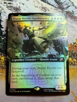 Avatar Kyoshi, Earthbender - Foil - Extended Art - TLE - MTG - EN - NM - 0201 - Image 4