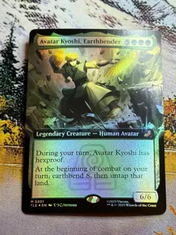 Avatar Kyoshi, Earthbender - Foil - Extended Art - TLE - MTG - EN - NM - 0201 - Image 5