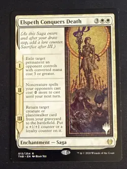 1x Elspeth Conquers Death (013) Theros Beyond Death Promo Pack LP MTG Magic x1 - Image 1