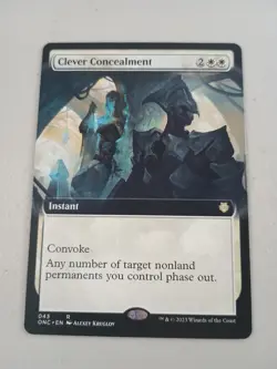 MTG Clever Concealment Extended Art Commander Phyrexia All Will Be One Magic NM - Image 1