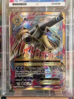 Pokemon TCG XY Evolutions M Blastoise EX 102/108 ACE 10 PERFECT SUBGRADES 💧 - Image 4