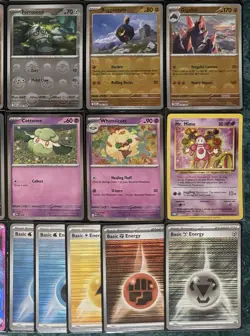 POKEMON PRISMATIC EVOLUTIONS MASTER BALL POKEBALL BLACK & WHITE PROMO CARD LOT ! - Image 4