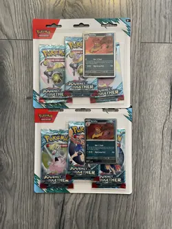 Pokemon Journey Together Triple Blister Pack DOUBLE - In Hand - NEW SEALED - UK - Image 1