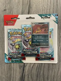 Pokemon Journey Together Triple Blister Pack DOUBLE - In Hand - NEW SEALED - UK - Image 2