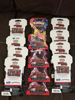 Pokemon TCG DESTINED RIVALS Sleeved Booster Packs New Sealed Lot of 12 Packs - Image 5