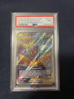 Pokemon 2019 Moltres Zapdos Articuno GX SM210 Hidden Fates Promo PSA 9 - Image 1