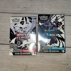 Pokemon Black Bolt & White Flare BOOSTER BUNDLE (Set of 2) Factory Sealed Lot - Image 1