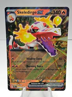 Pokemon Skeledirge ex 037/193 Paldea Evolved Double Rare Holo - Image 1