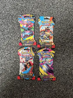 Mega Evolution Sleeved Booster Pack Set Full Art - Pokemon TCG- Brand new Sealed - Image 1