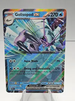 Pokemon Golisopod ex 050/182 Paradox Rift Double Rare Holo - Image 1